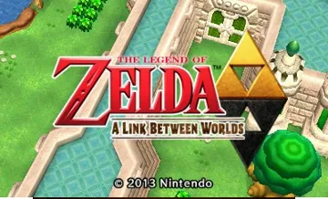 The Legend of Zelda - A Link Between Worlds (Usa) screen shot title